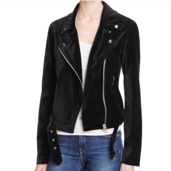 PAIGE Jackets & Blazers - NWT Paige Velvet Shanna Moto Jacket
